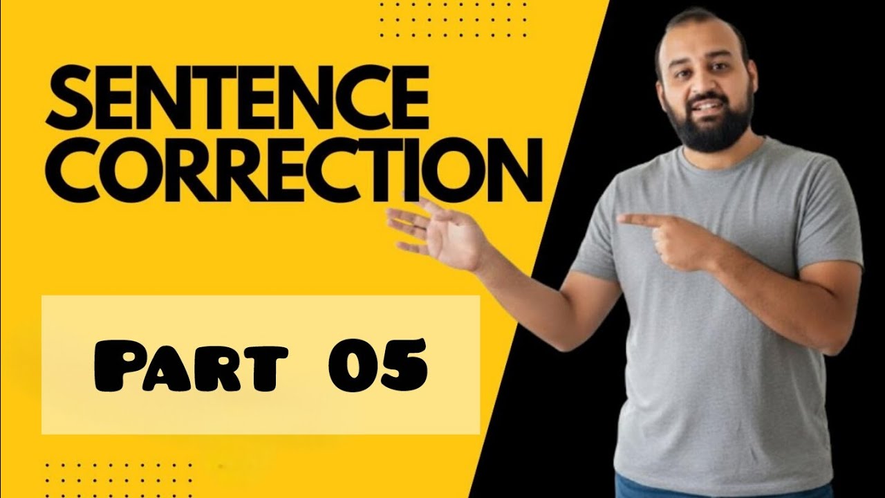 Sentence Correction part 05