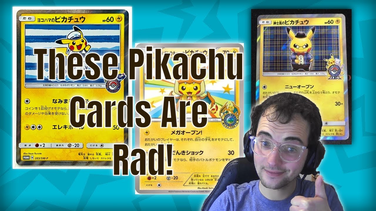 So Many Japanese Pikachu Promo Pokemon Cards from PWCC Auctions!