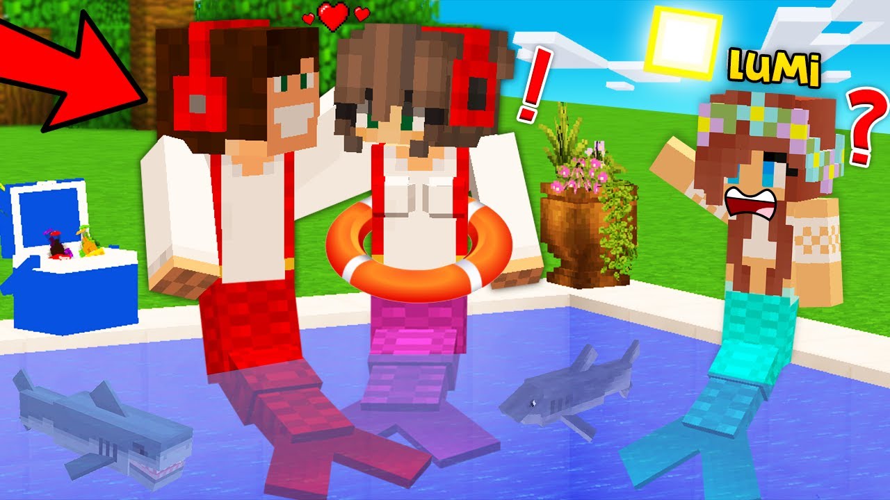 GPLAY I RODZINA ZOSTAJĄ SYRENAMI W MINECRAFT?! GPLAY & LUMI