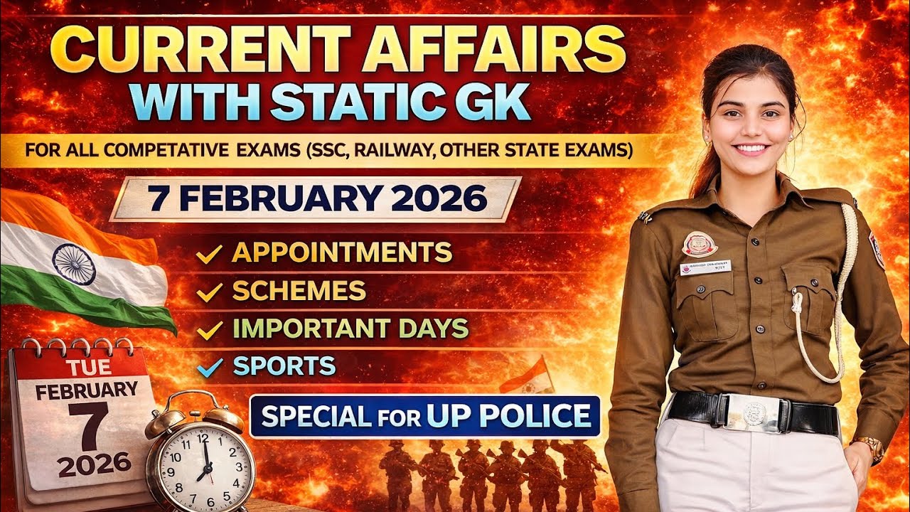 7 FEB CURRENT AFFAIRS || TODAY CURRENT AFFAIRS || DAILY CURRENT AFFAIRS