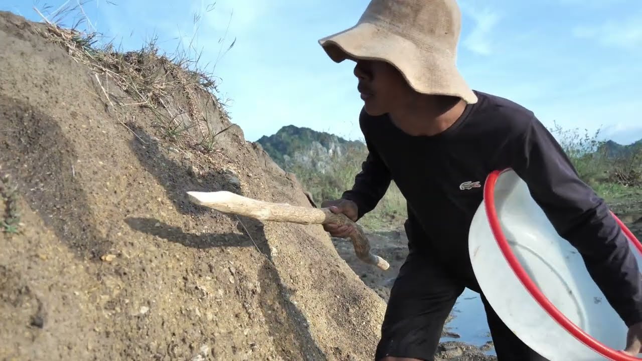 Amazing fishing By Hand In Village River Exciting Catching & Finding Monster Catfish 2022
