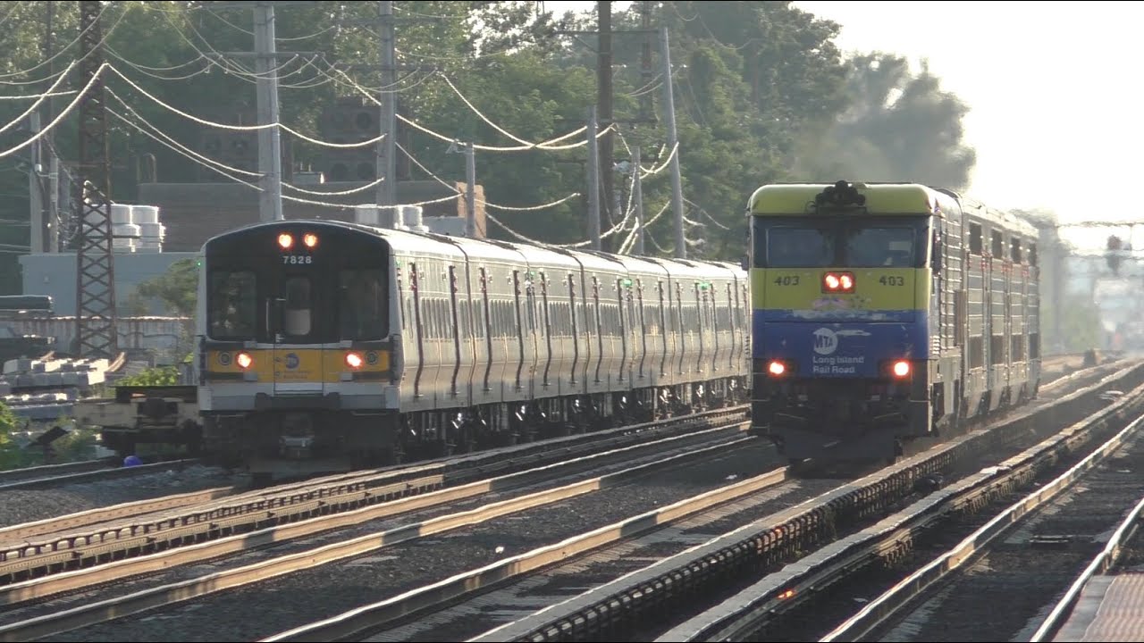 MTA Long Island Rail Road [LIRR] Evening Rush Hour On The Main Line @ Queens Village (8/10/20)