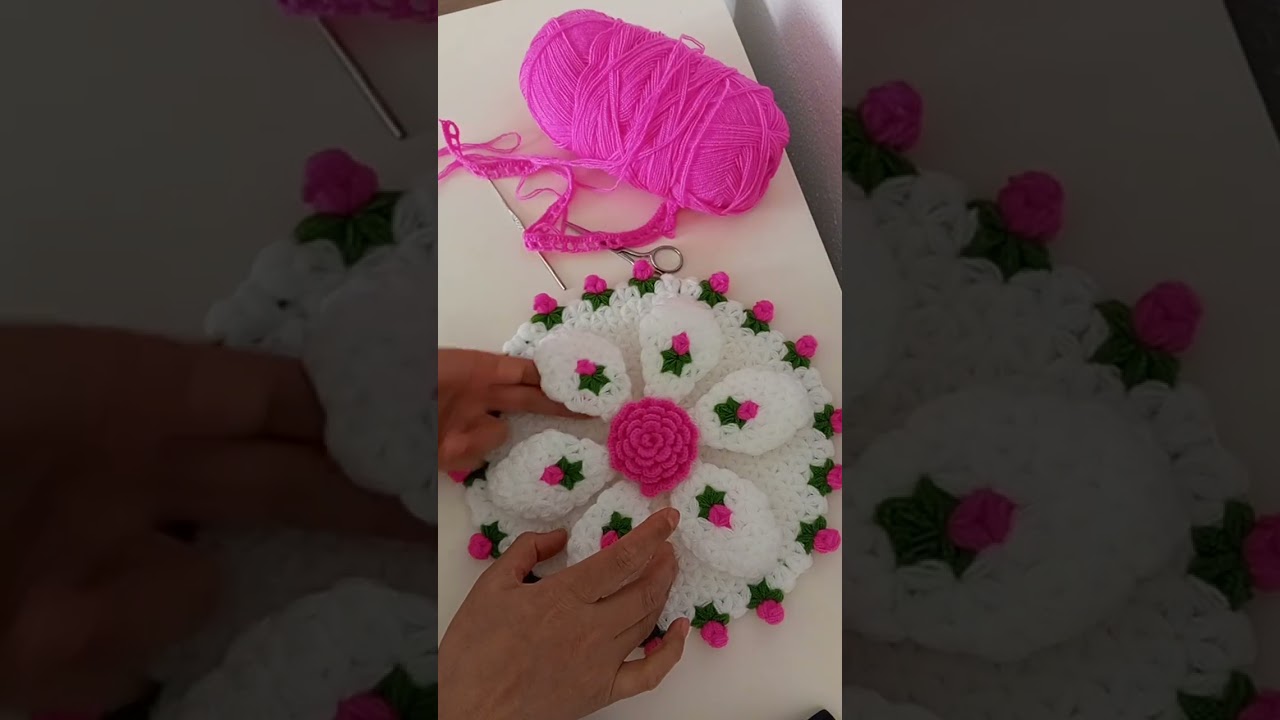 Çiçek motif yapımı🌼👈 #liförnekleri #ceyizliklif #çeyizhazırlığı #keşfetteyim
