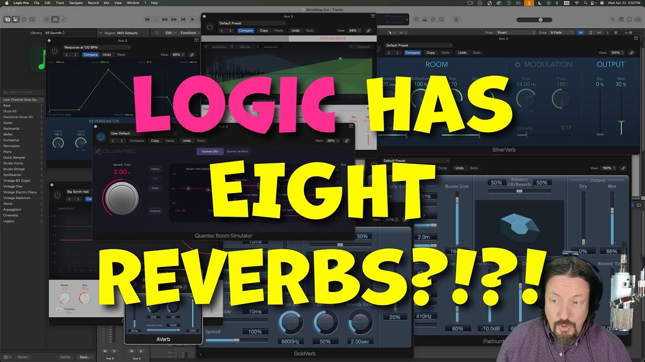 Logic Pro's 8 (!!) Different Reverbs | Know Which One to Use