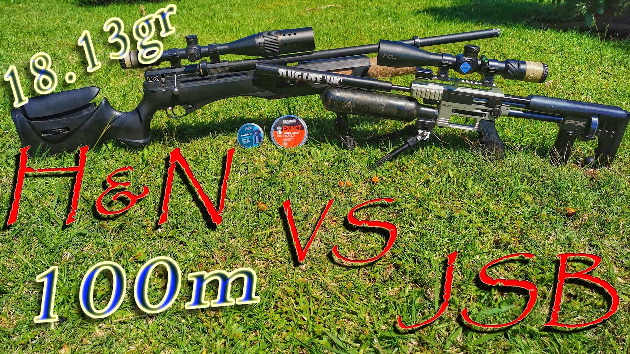 18.13gr Pellet shootout: JSB vs H&N on 100m