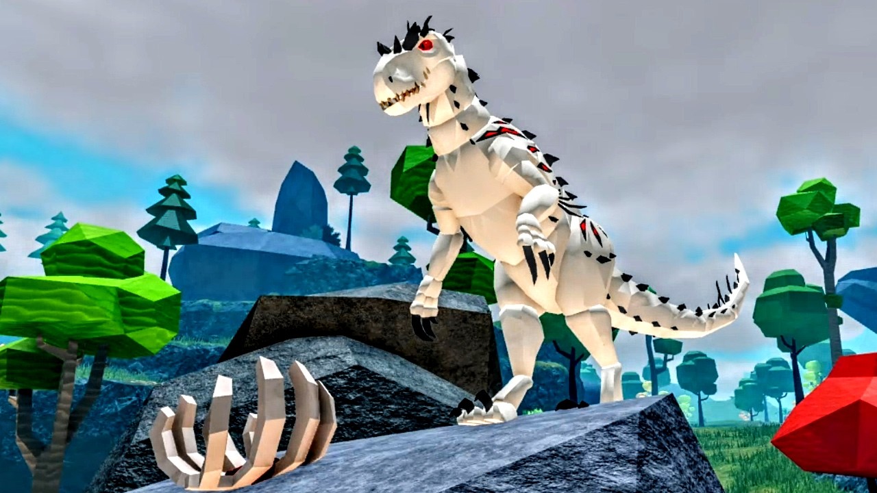 O Retorno da Poderosa INDOMINUS REX, Batalhamos com Baryonix e Baryzila no PréHistoria ROBLOX.