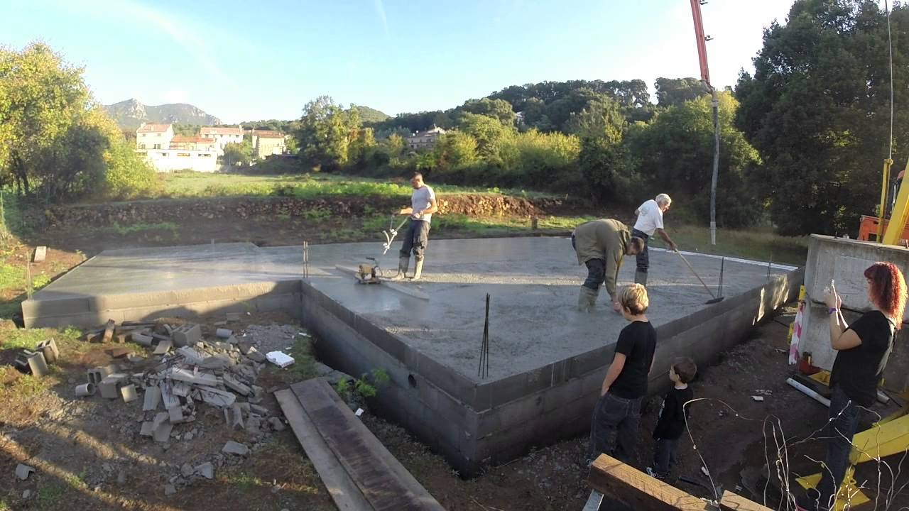 couler une dalle béton
