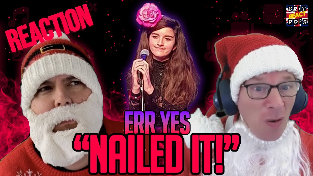 Angelina Jordan Reaction Xmas23 - Merry Little Xmas (BRITS REACTION!)