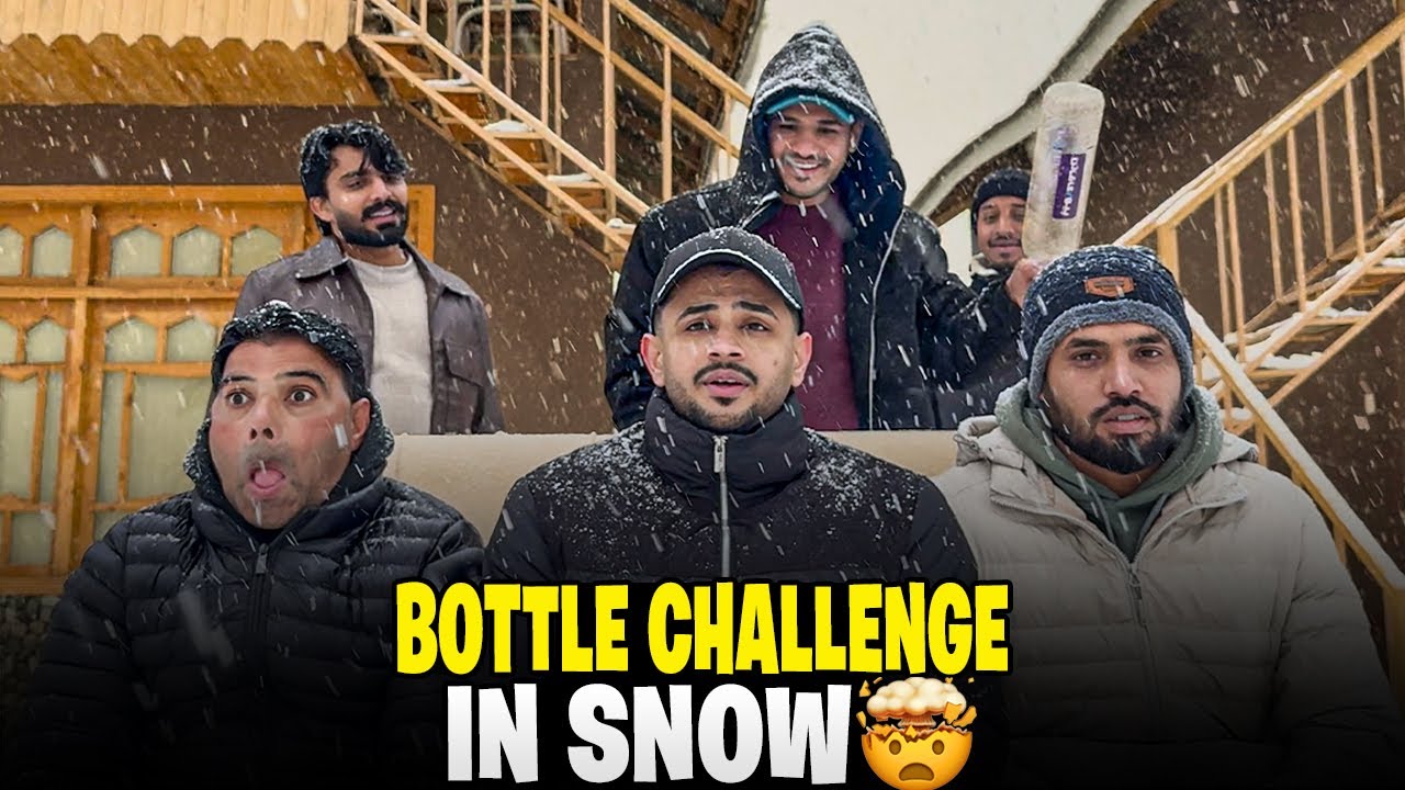 Bottle Challenge With Friends in Snow 🤯😂 || Kiski Shamat i?