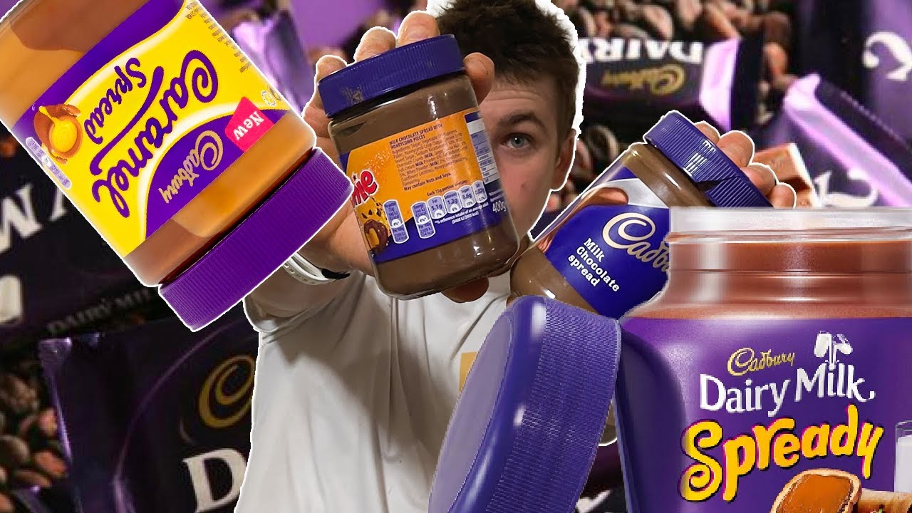 CADBURY SPREAD BATTLE! OG Vs. Crunchie BITS! Which is BETTER?! Taste And REVIEW!