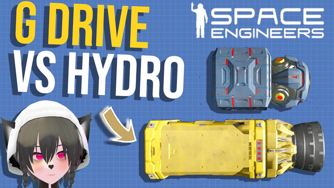 Gravity Drive vs Hydro Thruster, Pros & Cons, Space Engineers Ship Building Design Discussion