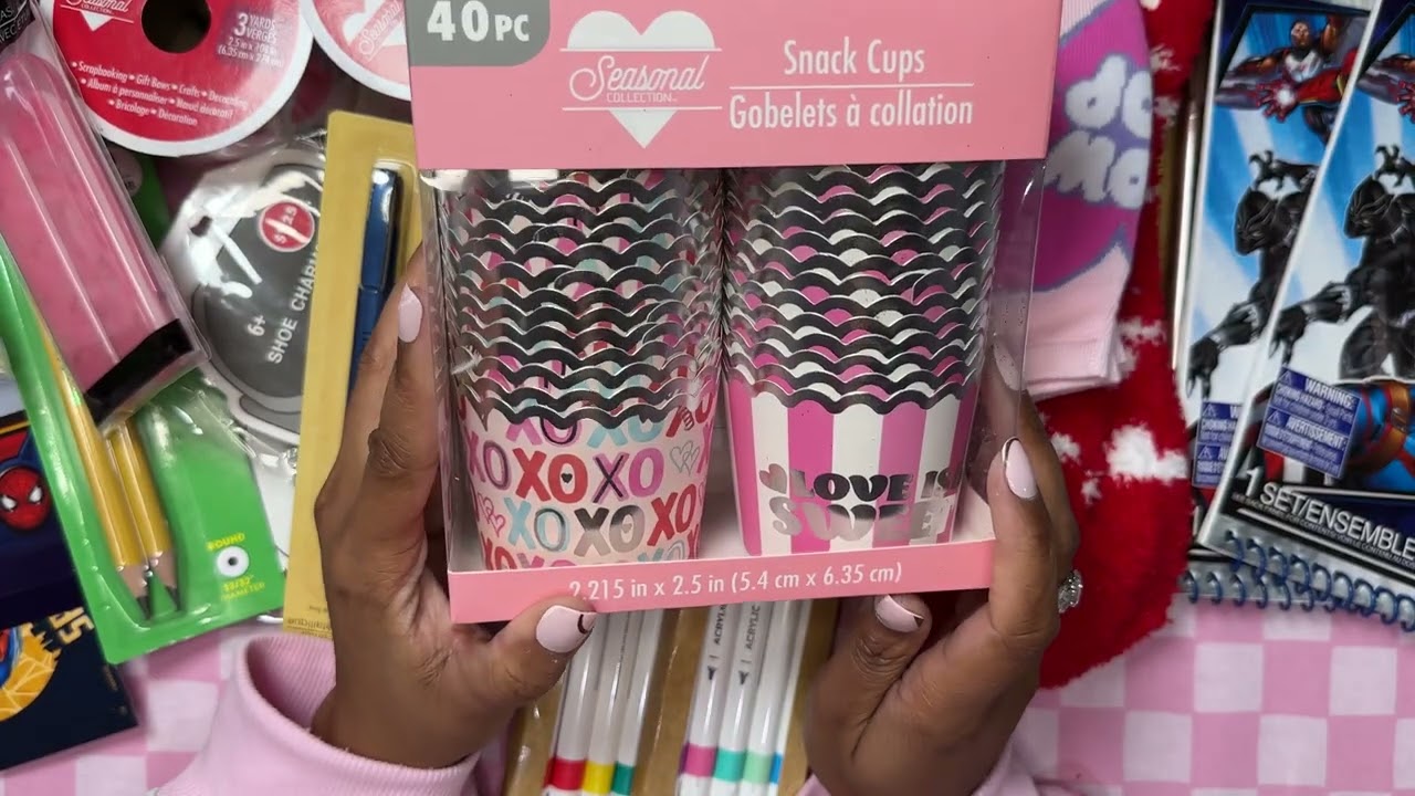 Dollar Tree Vday Haul! And more PENNY items! 🎀 🎀 🎀