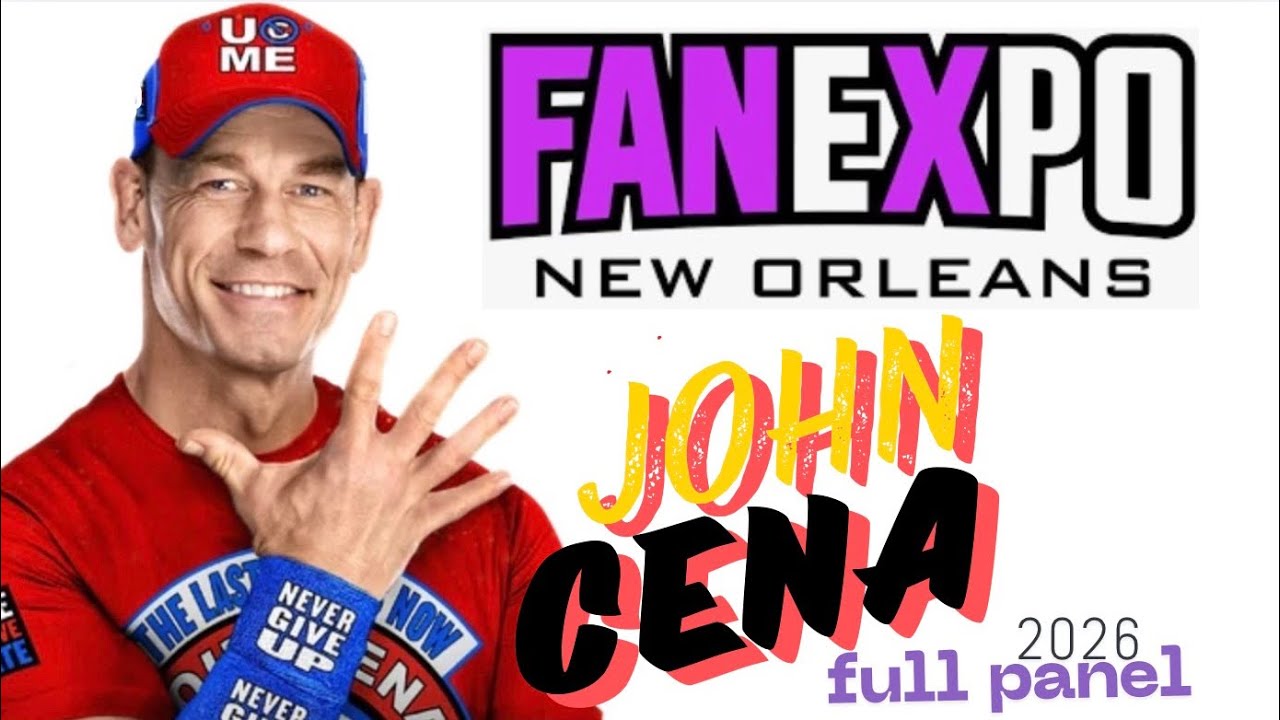 John Cena- Fan Expo NOLA 2026 (full panel)