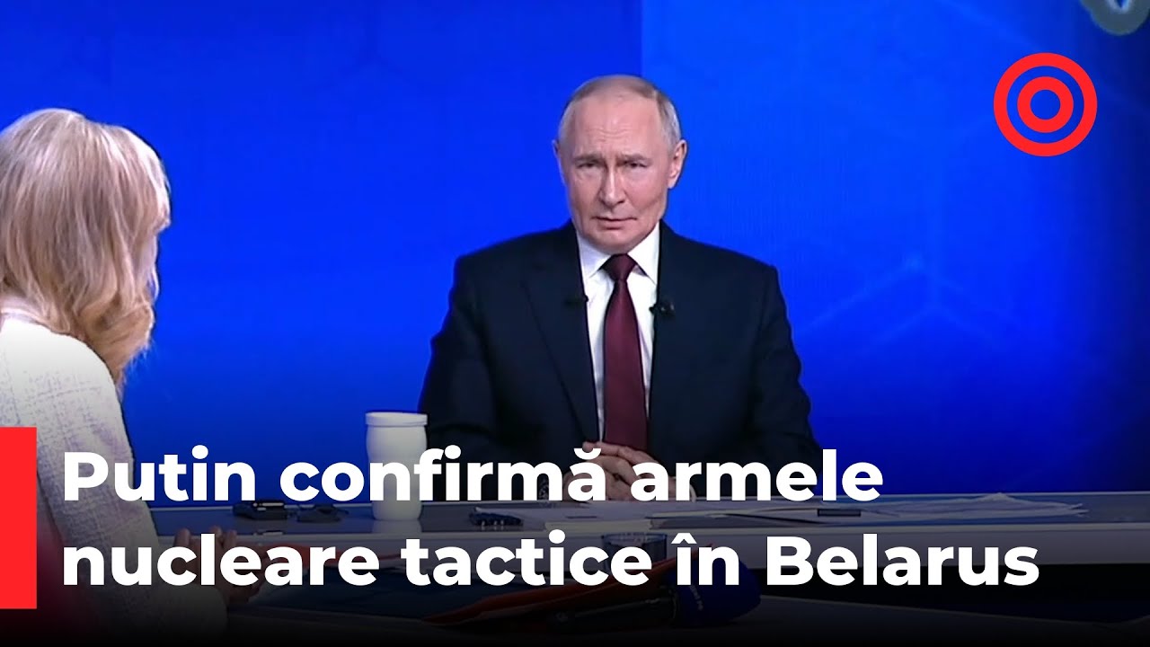 Putin confirmă armele nucleare tactice &icirc;n Belarus