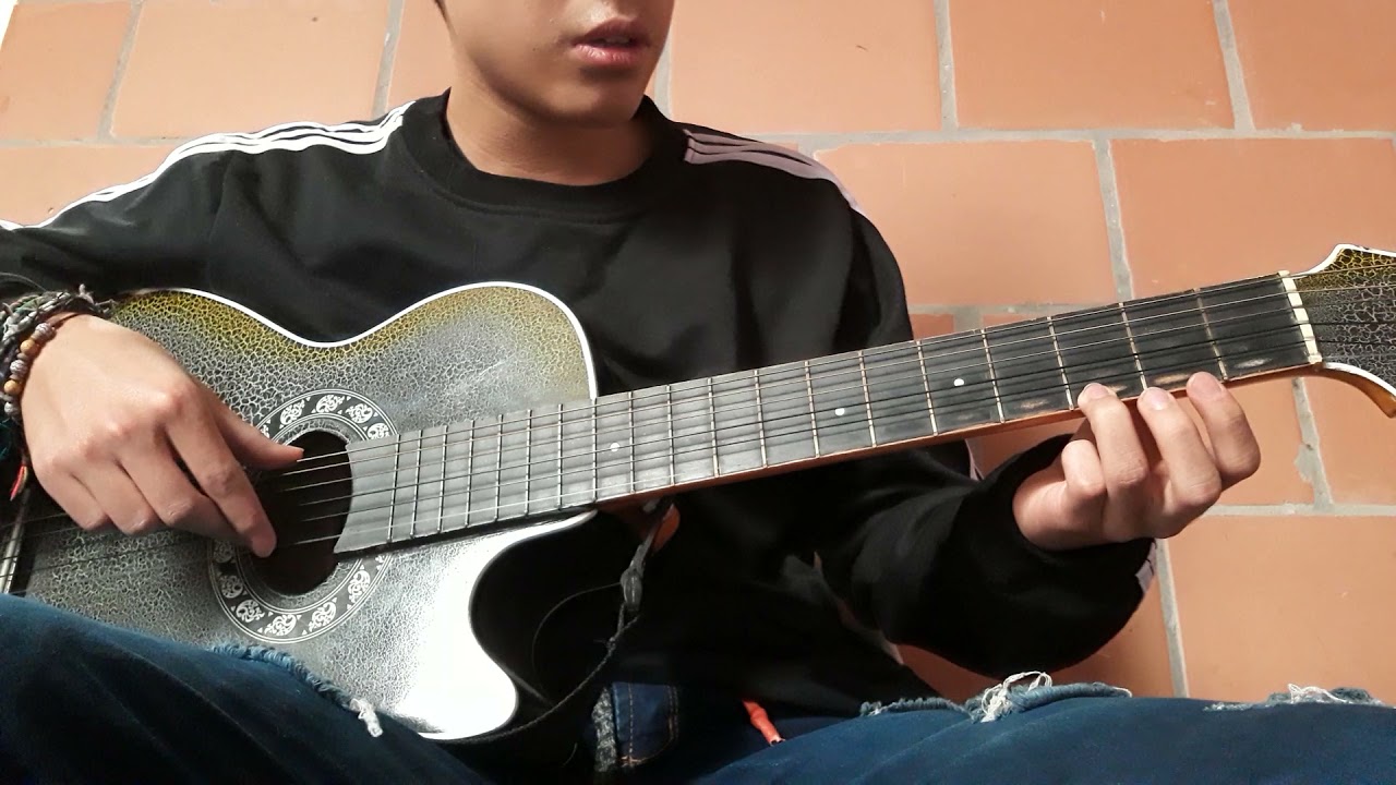 como tocar tapion en guitarra acústica🎸