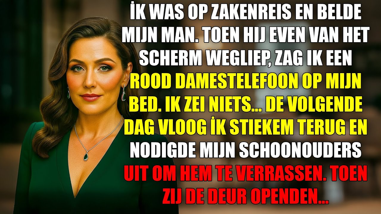 Op zakenreis belde ik mijn man via video &ndash; maar toen zag ik het!