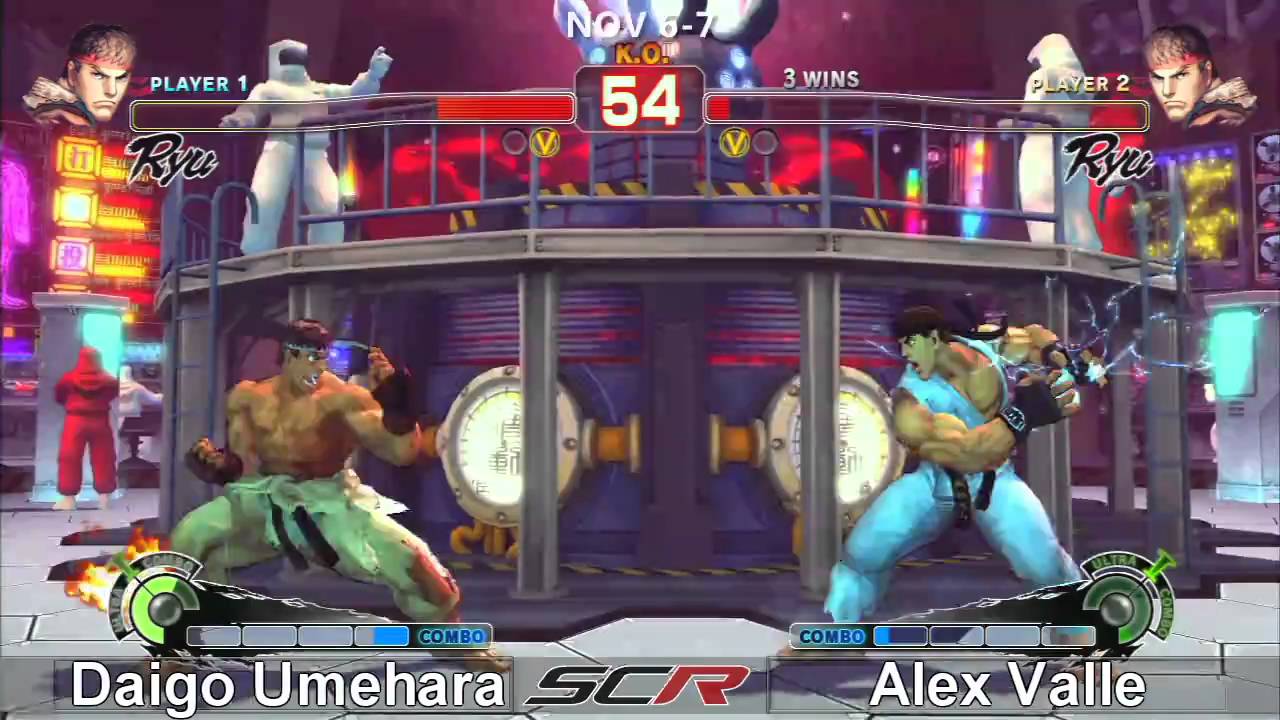 Socal Regionals 2010 - SSF4 Top 8 - Winners  - Daigo Umehara vs Alex Valle