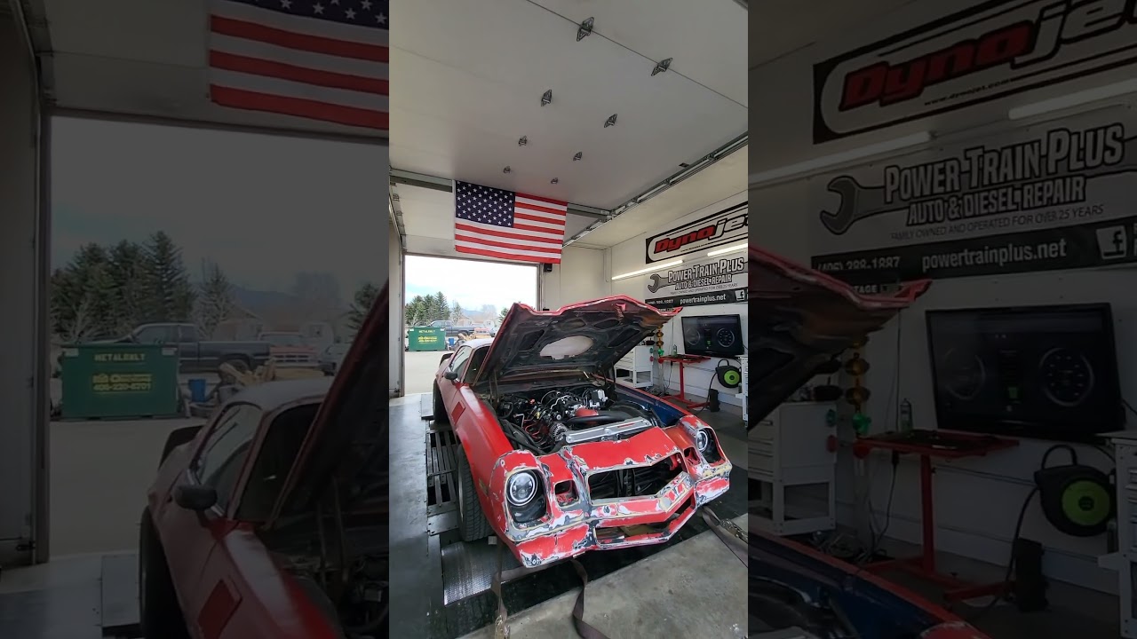 1979 Camaro ls swap on dyno. Budget 5.3 made 307 whp to tires. #lsswap #camaro #dyno