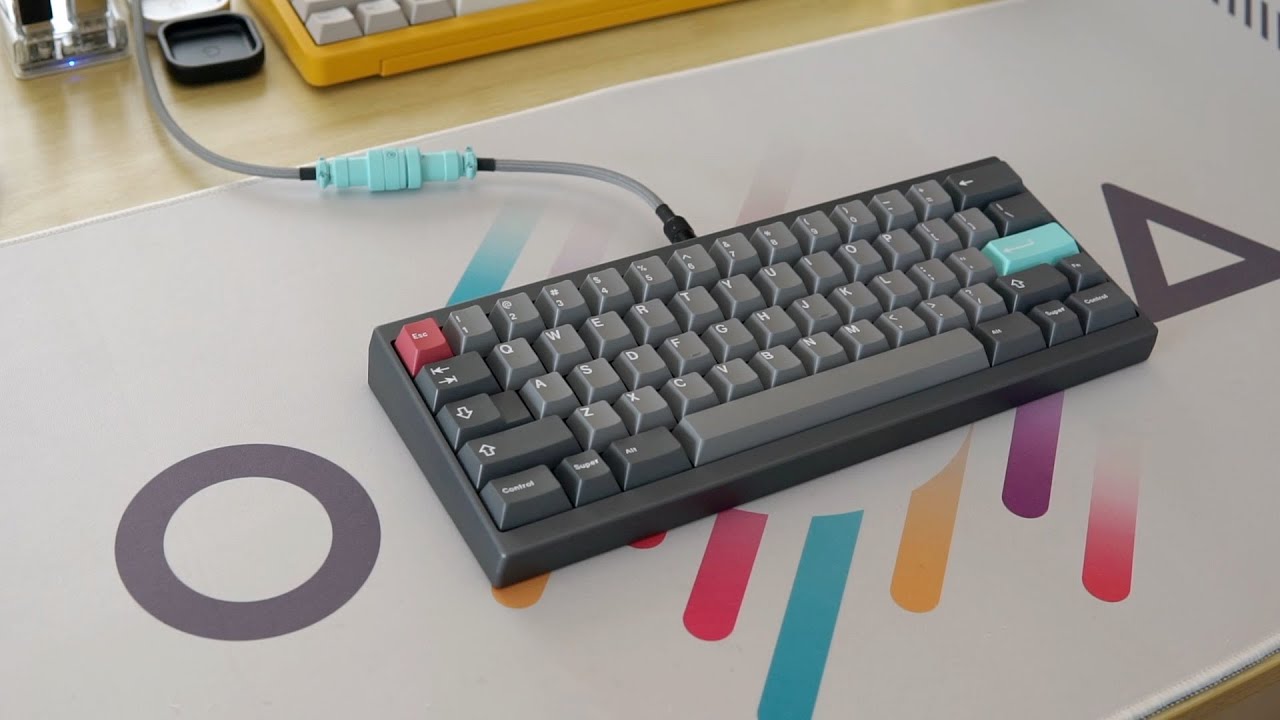 Monokei Kei R2 Titan Grey | Cherry Hyperglide Blacks | GMK Modern Dolch