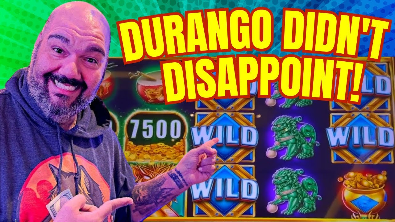 ALMOST 3 HOURS OF SLOT MADNESS AT DURANGO!! with VegasLowRoller