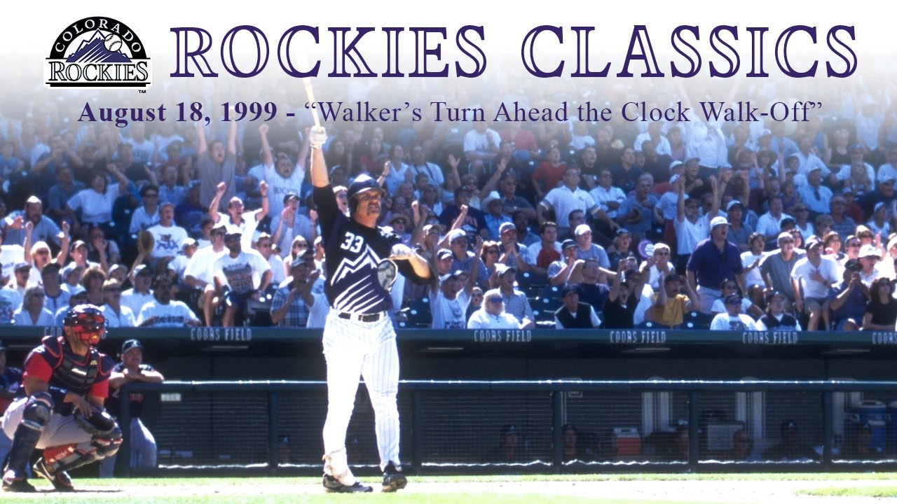 Rockies Classics - Walker's Turn Ahead The Clock Walk-Off (August 18, 1999)