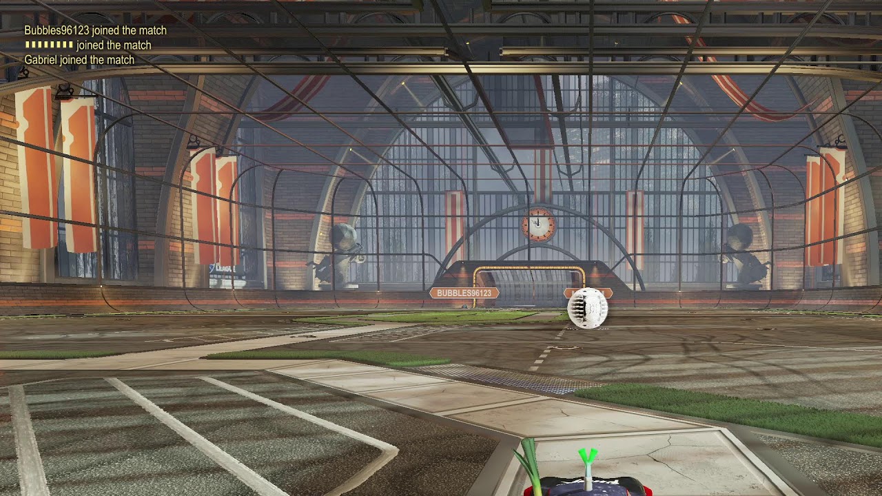 playing rocket league
