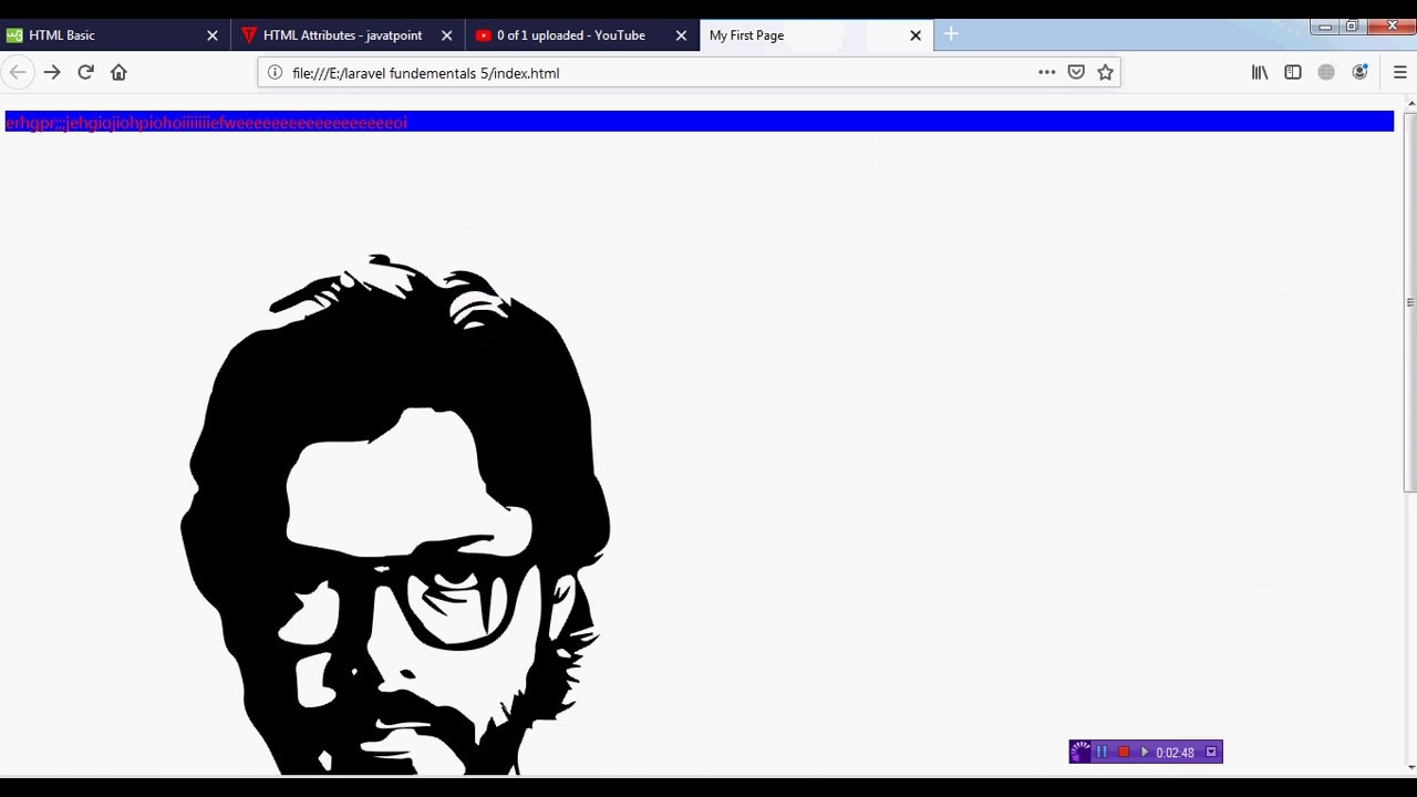 كورس HTML5  المحاضرة (4)