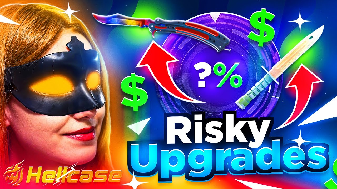 HELLCASE BIG RISKY UPGRADES AND PULLED x2 KNIFE?! ! Hellcase Promo Code 2024 !Hellcase Case Opening!
