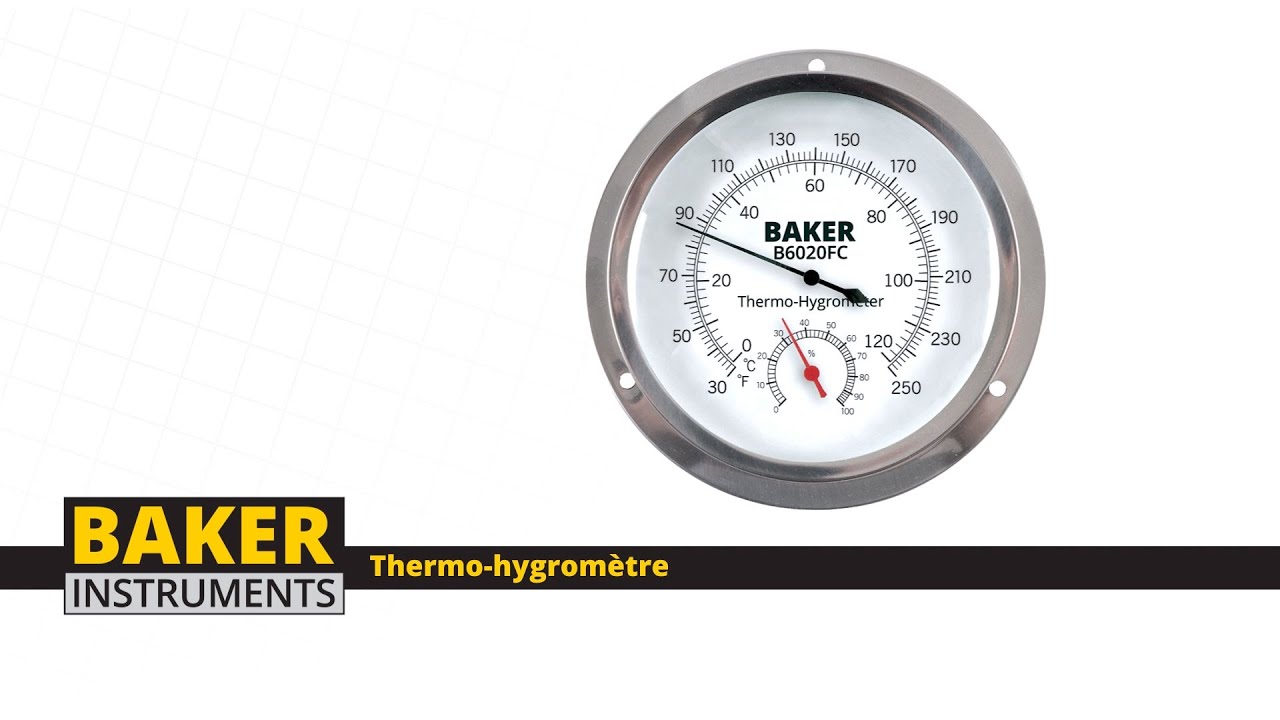 Baker B6020FC Thermo-hygrom&egrave;tre