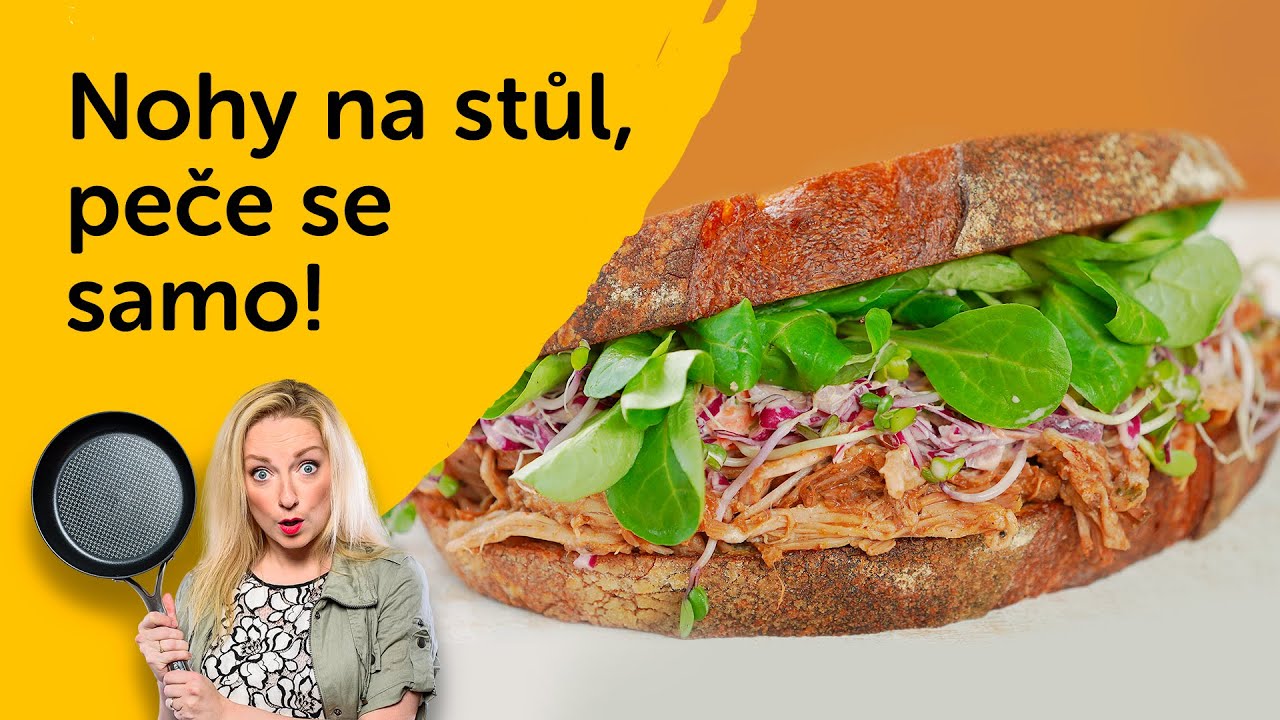 Trhané VEPŘOVÉ MASO v sendviči a COLESLAW | Menu od Koko