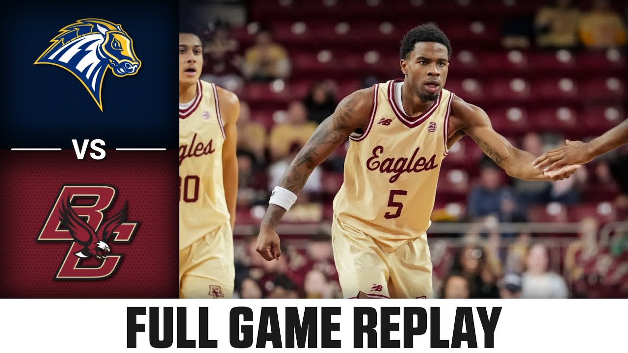 New Haven Chargers vs. Boston College Eagles Full Match Replay | 2025 ACC Men's Basketball