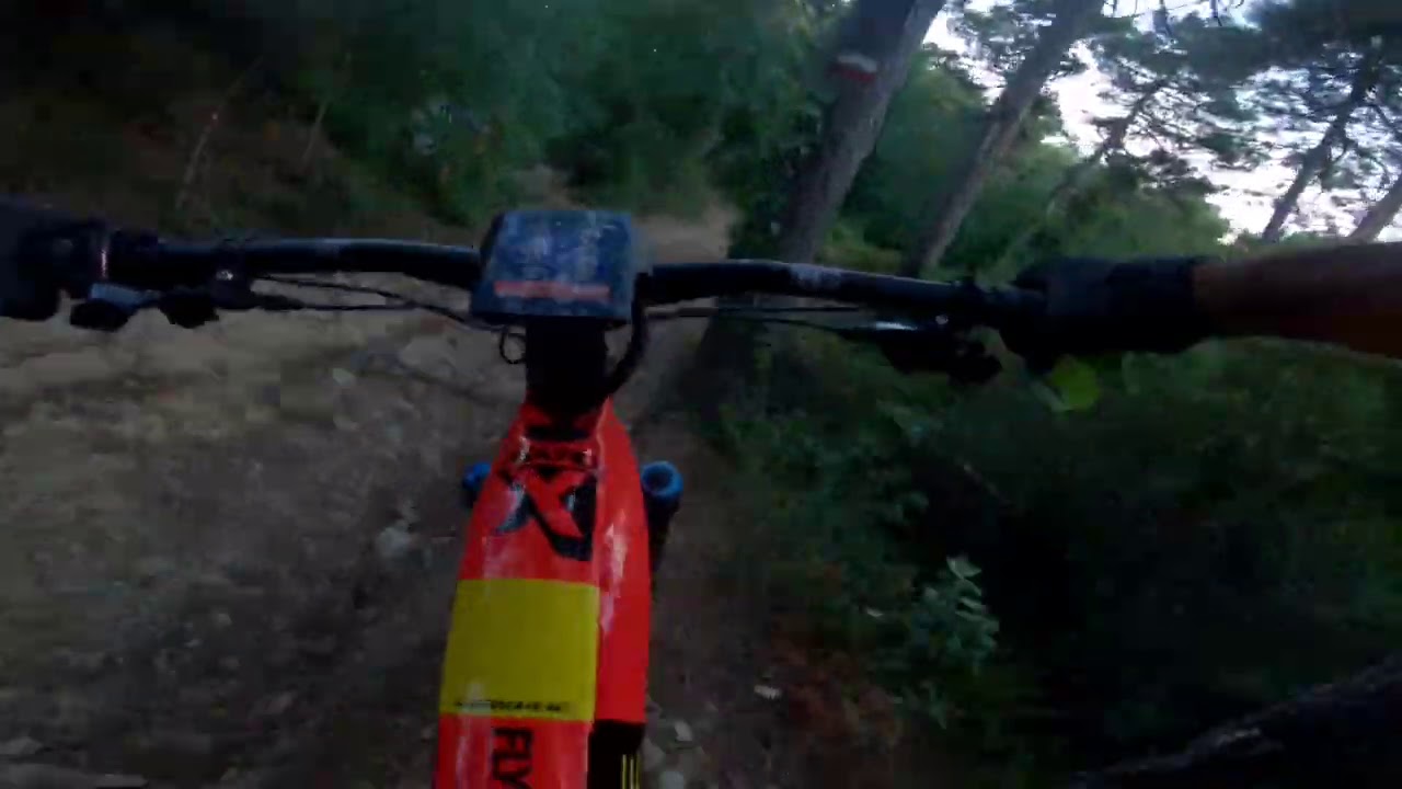 A typical day in Montepertico trail in La Spezia