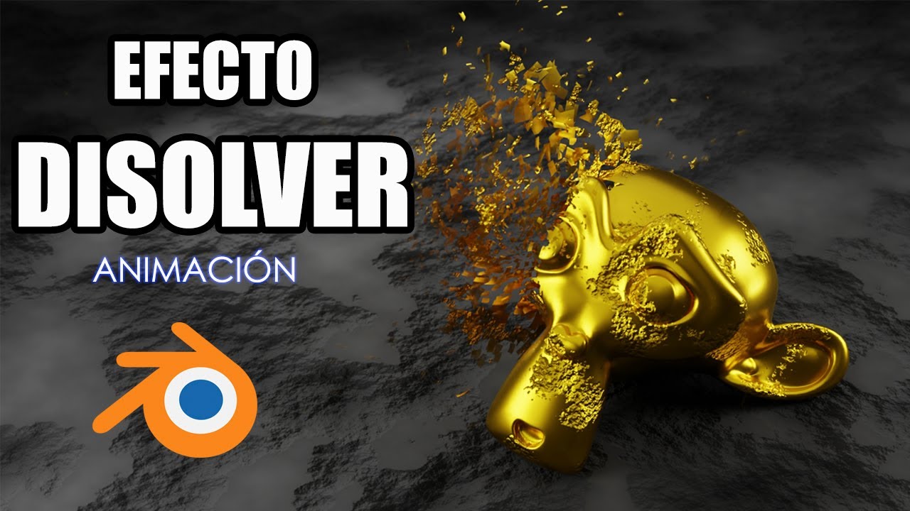 Cómo hacer el efecto de DISOLVER / DESINTEGRAR en Blender