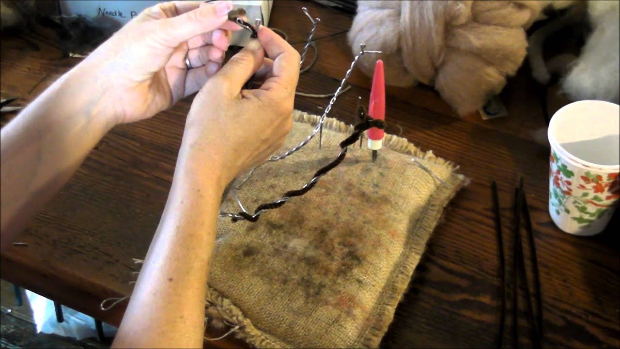 How To Needle Felt Cloven Hooves