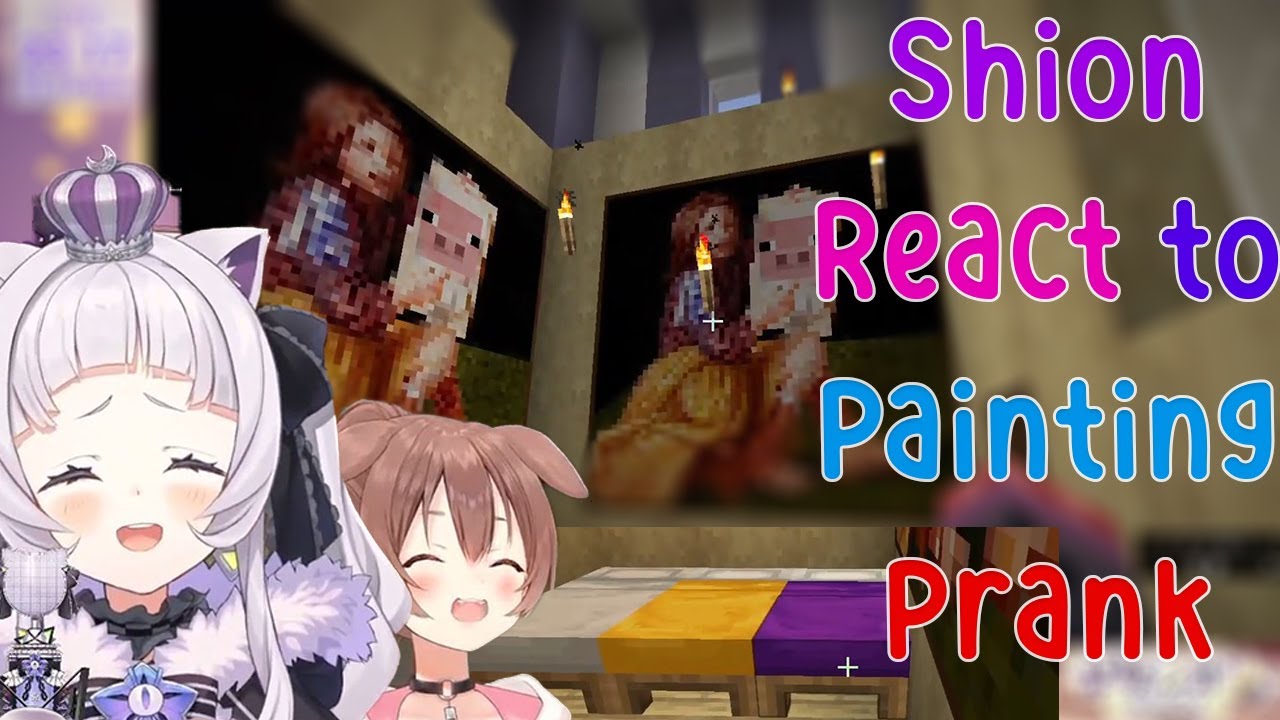 (All POV) Shion React to Korone's Painting Prank in Her House!!!!! also with Chloe's bed