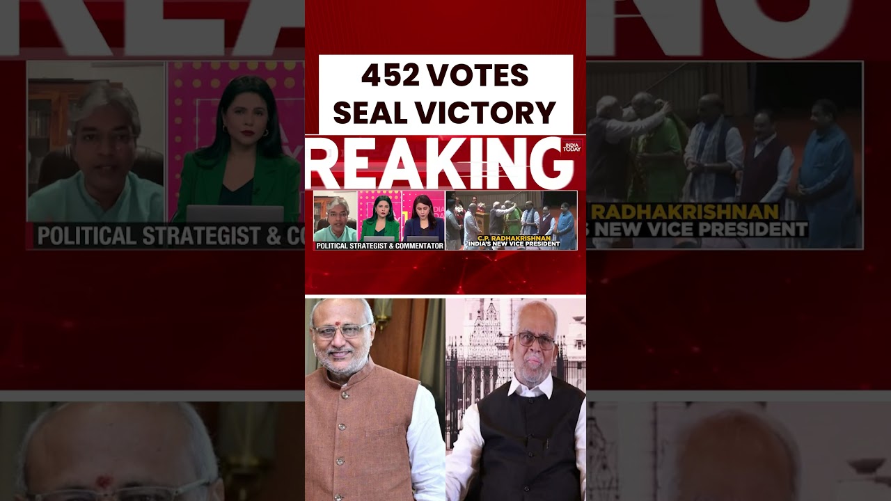 Former Maharashtra Governor CP Radhakrishnan Secures 452 Votes to Defeat Sudarshan Reddy | VP Polls