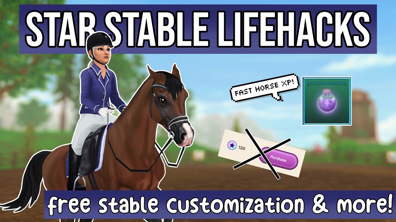 5 Lifehacks in Star Stable! (free stable customization, fast horse training & more!)
