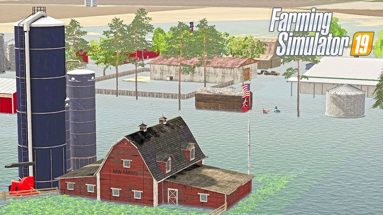 Spring Rain FLOODS Our Farm DAMAGING Everything! - Nebraska Lands Seasons FS19 (Roleplay)