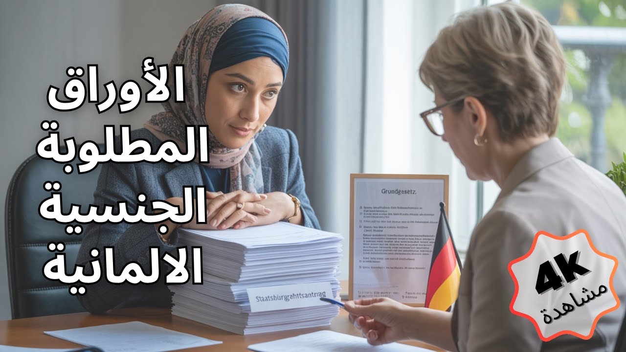 الأوراق المطلوبة للجنسية الالمانية | شو لازم تحضر قبل تقديم طلب التجنيس؟
