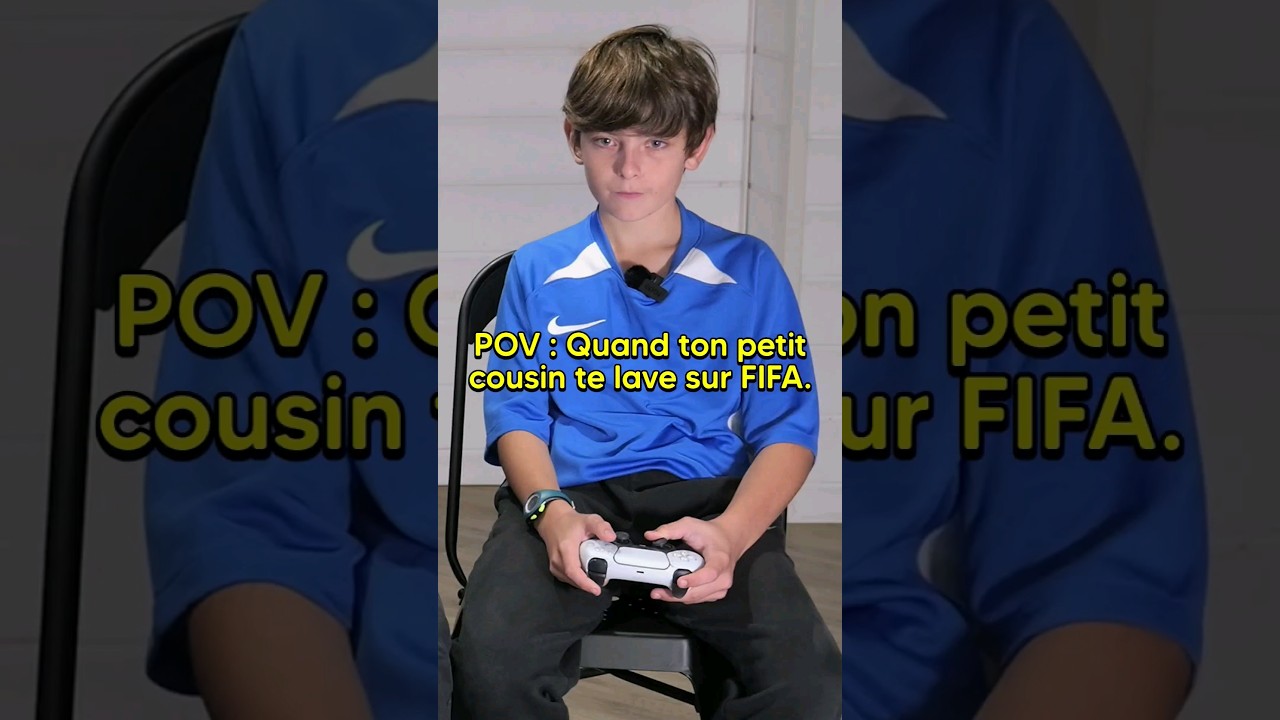 Quand tu te fais d&eacute;truire par ton petit cousin &agrave; FIFA&hellip; 💀