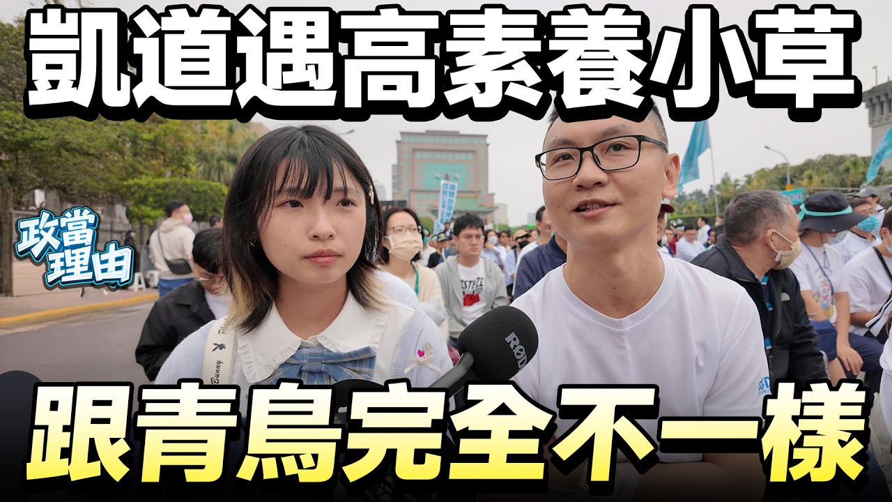 看不下去！台中小草自駕北上挺阿北!!理性論述令人驚嘆!!