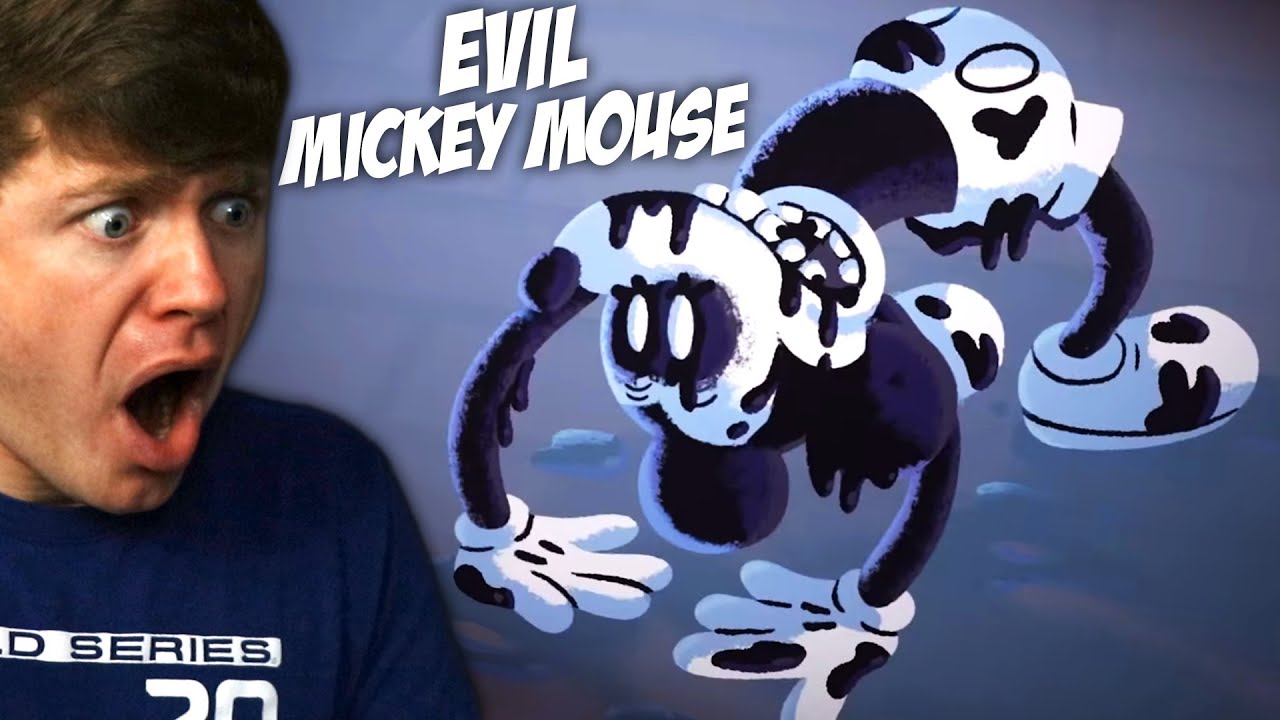 Reacting to the ORIGIN of EVIL MICKEY MOUSE! (Animation)