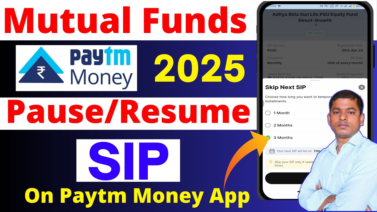 How to Pause & Resume SIP in Paytm Money App | Step by Step Guide 2025