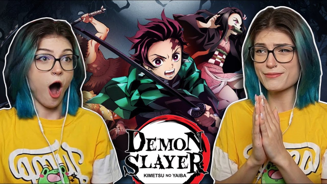 Demon Slayer MARATHON! 😱 ENTIRE Season 1 REACTION! 😳