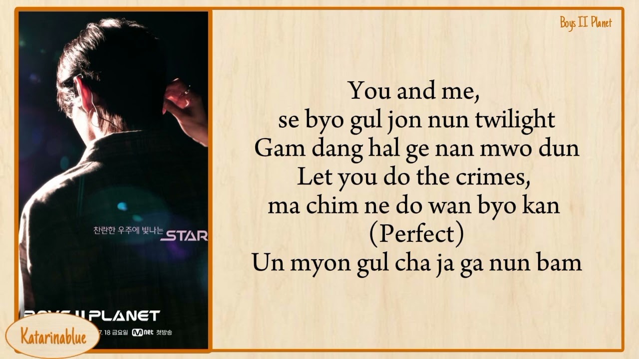 Love Is 'Chains' Easy Lyrics | Boys 2 Planet