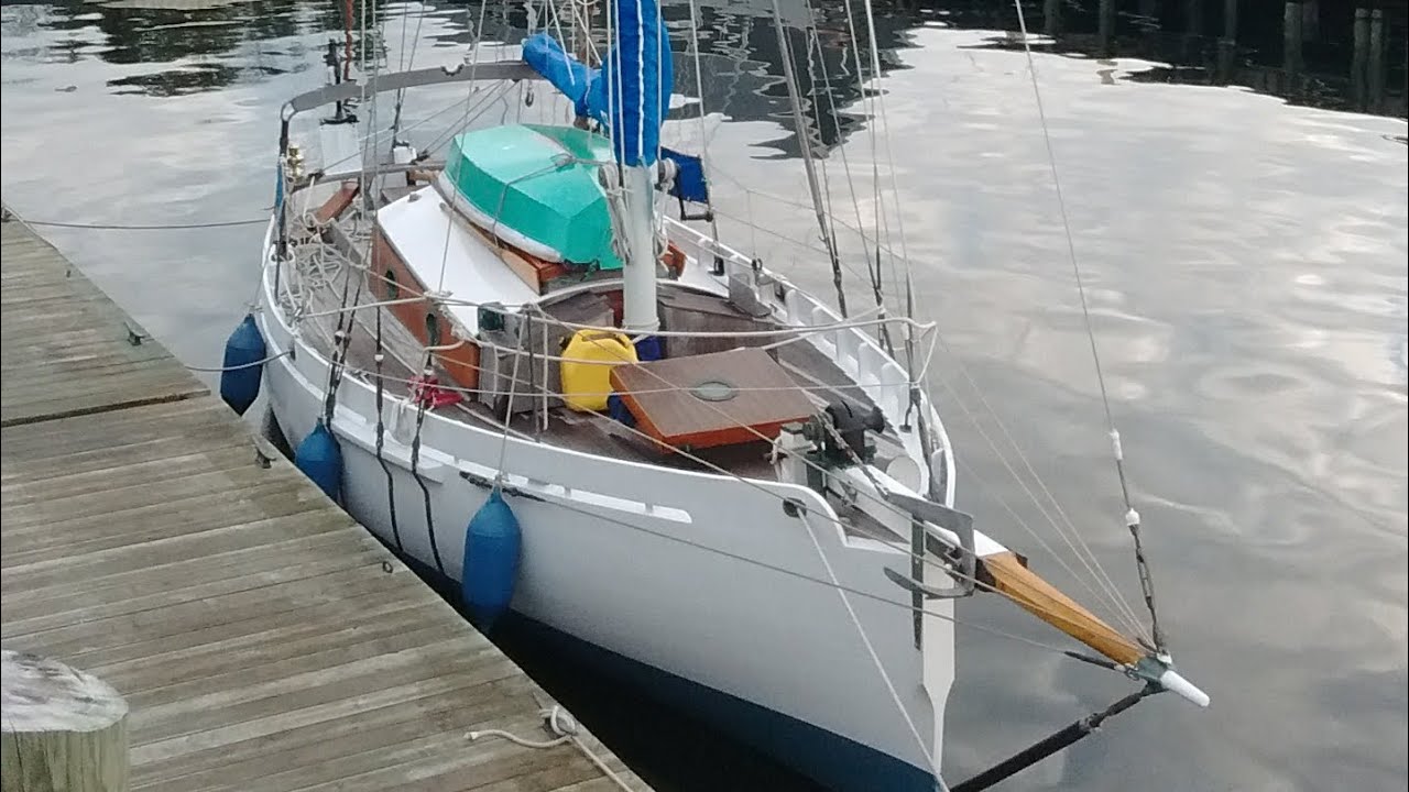 Longleaf Pine on Oak. Refitting and cruising our wooden Lyle Hess Bristol Channel Cutter