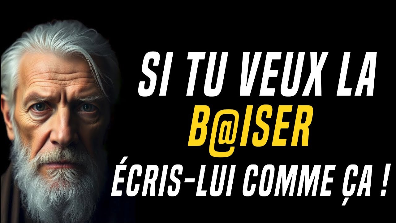 💬 3 Secrets de MESSAGES Que Les Femmes Ne Peuvent Pas IGNORER – Psychologie Stoïcienne