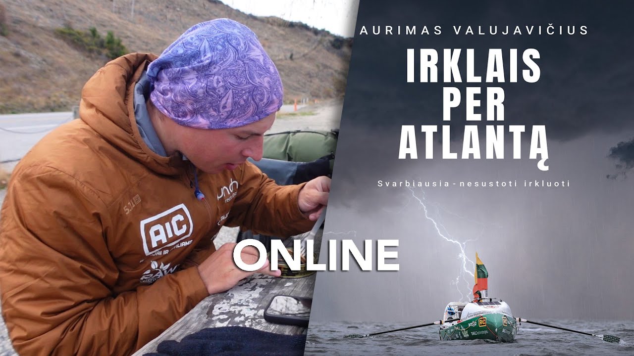 Irklais per Atlantą jau ONLINE! Judu link 5000km ribos