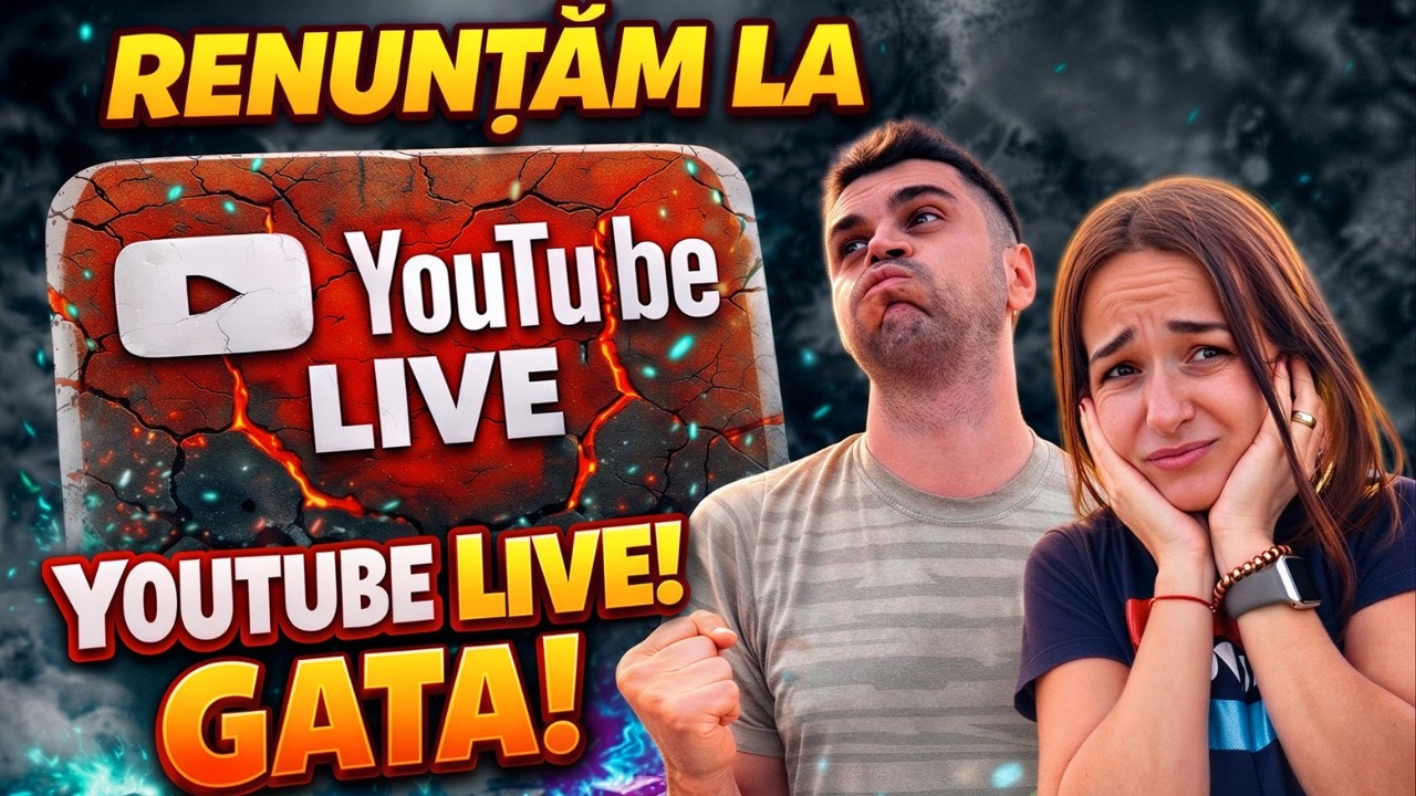 Am hotărât: RENUNȚĂM la YouTube. De ce abandonăm proiectul YouTube Live?