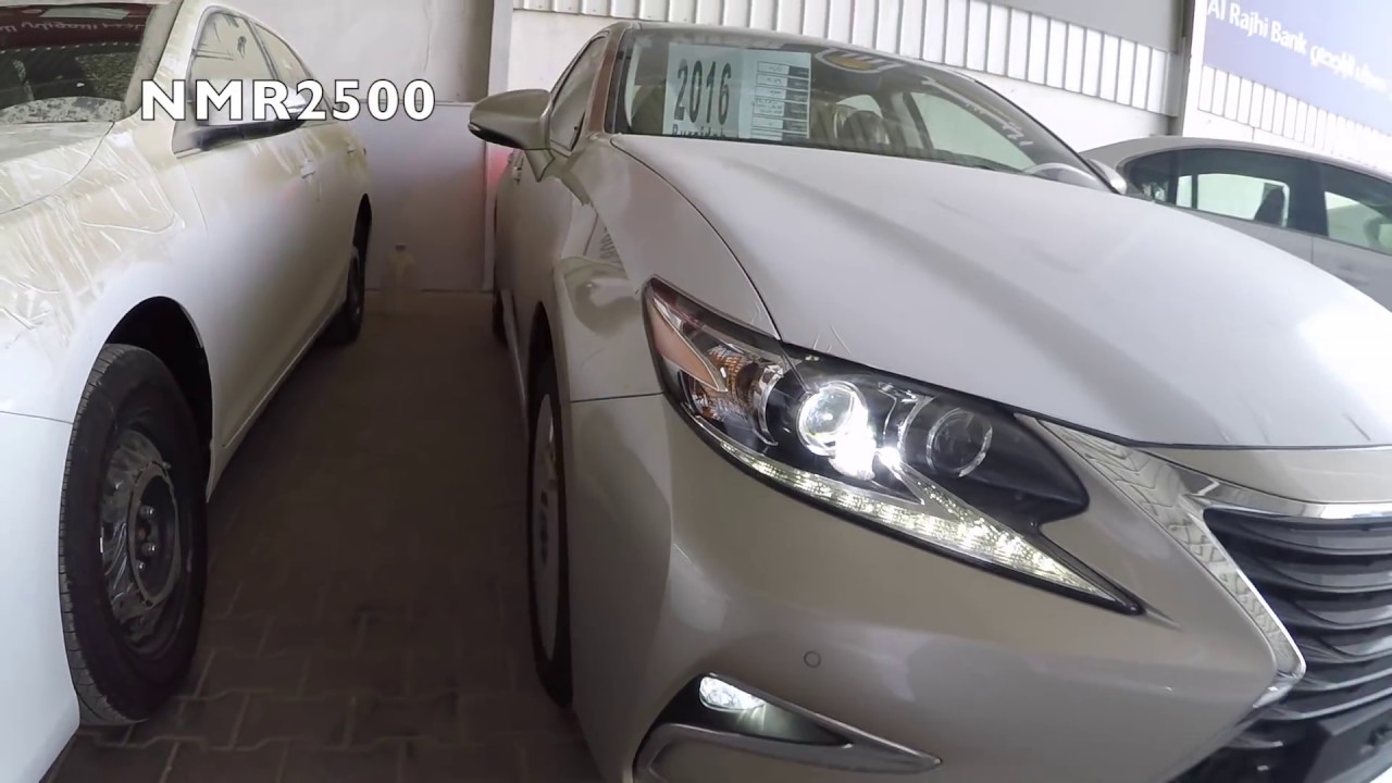 لكزس 2016 ES 350 CA خليجي بسعر 146 الف ريال 1438\1\14